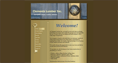 Desktop Screenshot of clementslumber.com